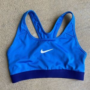 Nike blue sports bra size XS